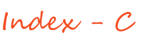 C Index
