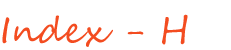 H Index
