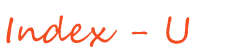 U Index