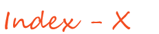 X Index